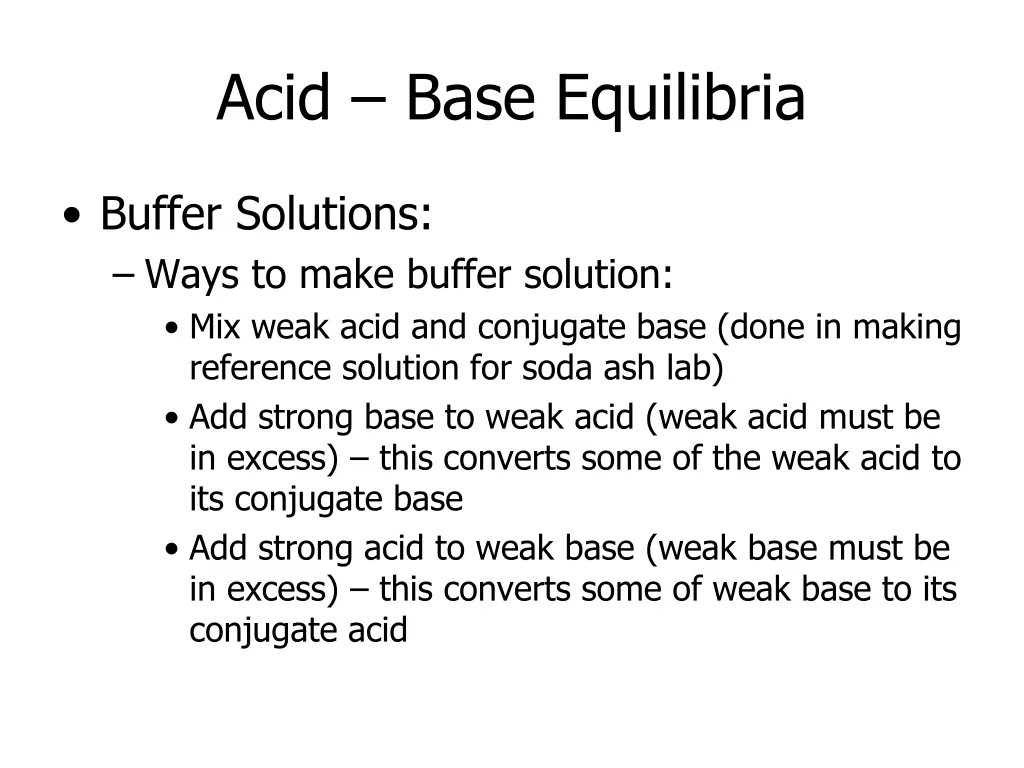 acid base equilibria 5