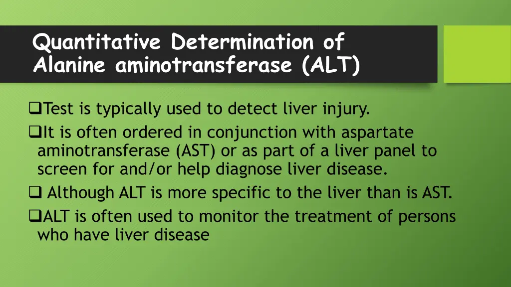 quantitative determination of alanine