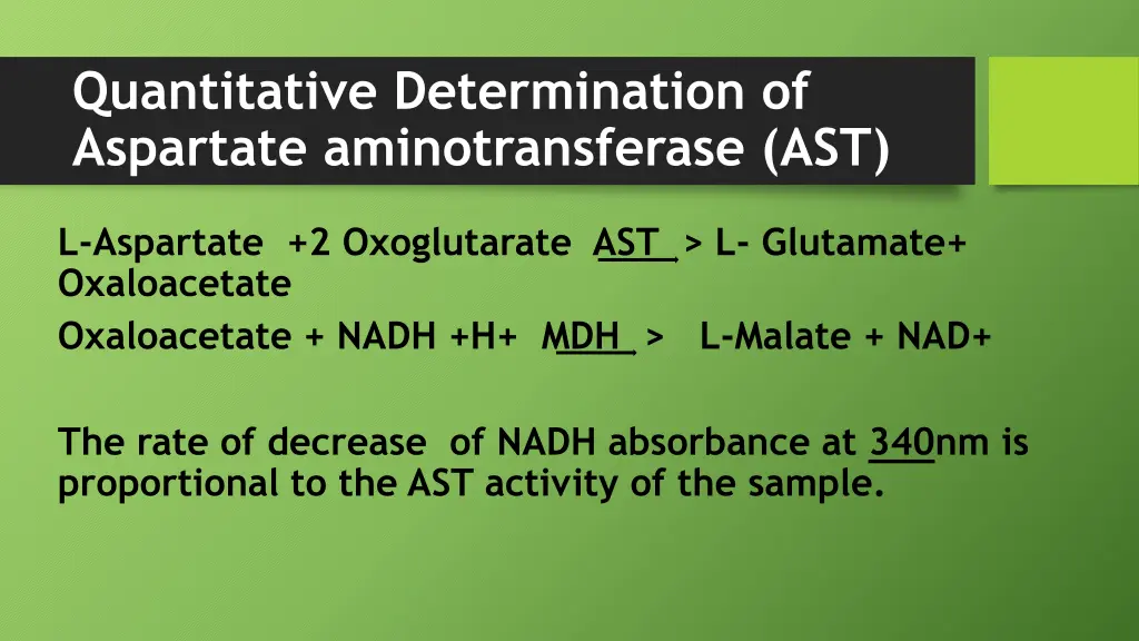 quantitative determination of aspartate