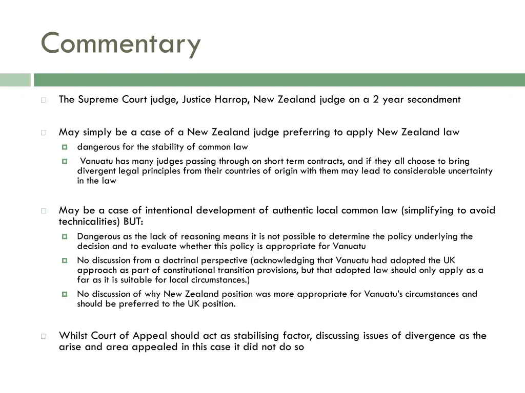 commentary