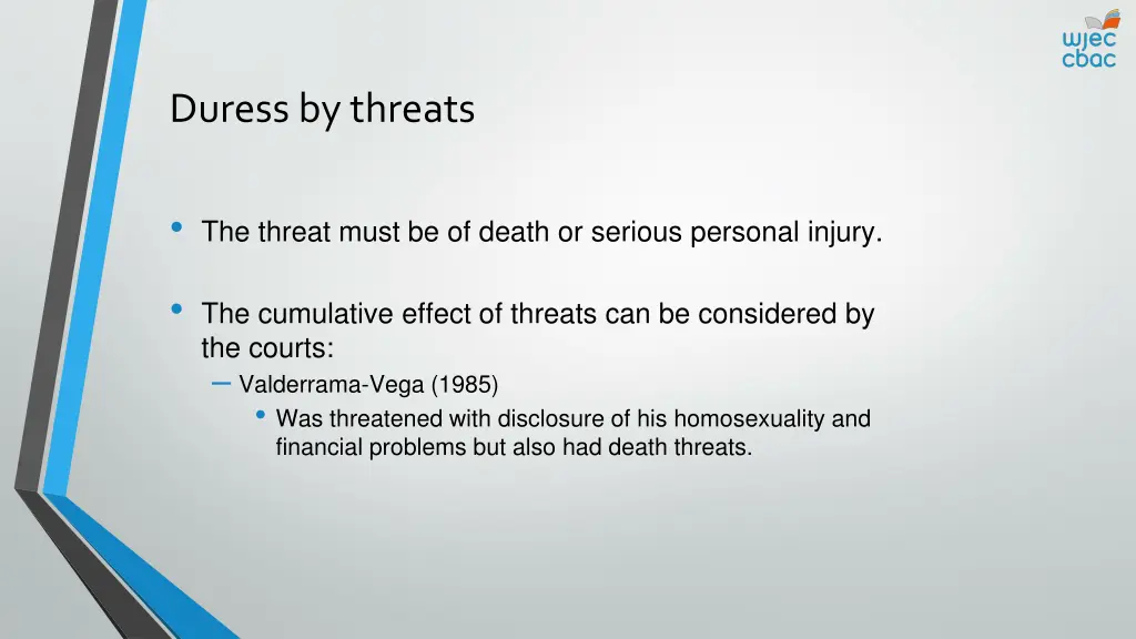 duress by threats 1