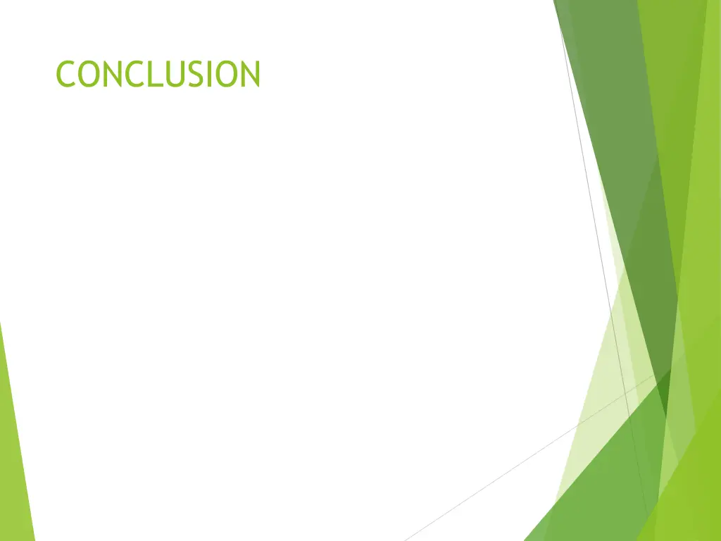 conclusion