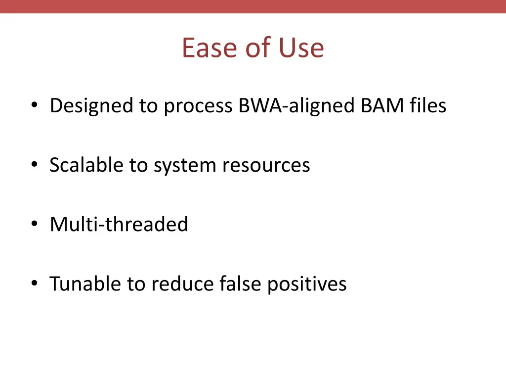 ease of use