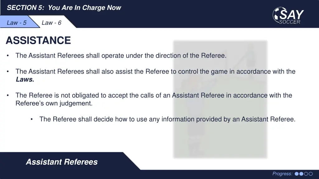 section 5 you are in charge now 16