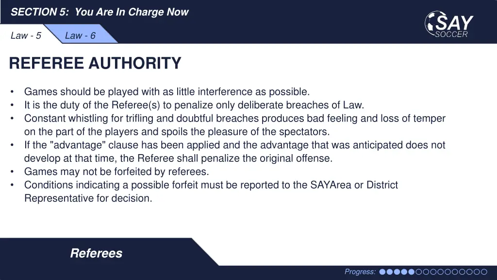 section 5 you are in charge now 4