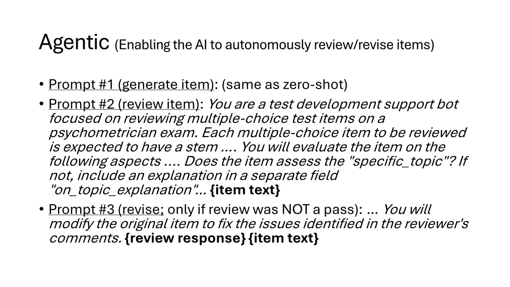 agentic enabling the ai to autonomously review
