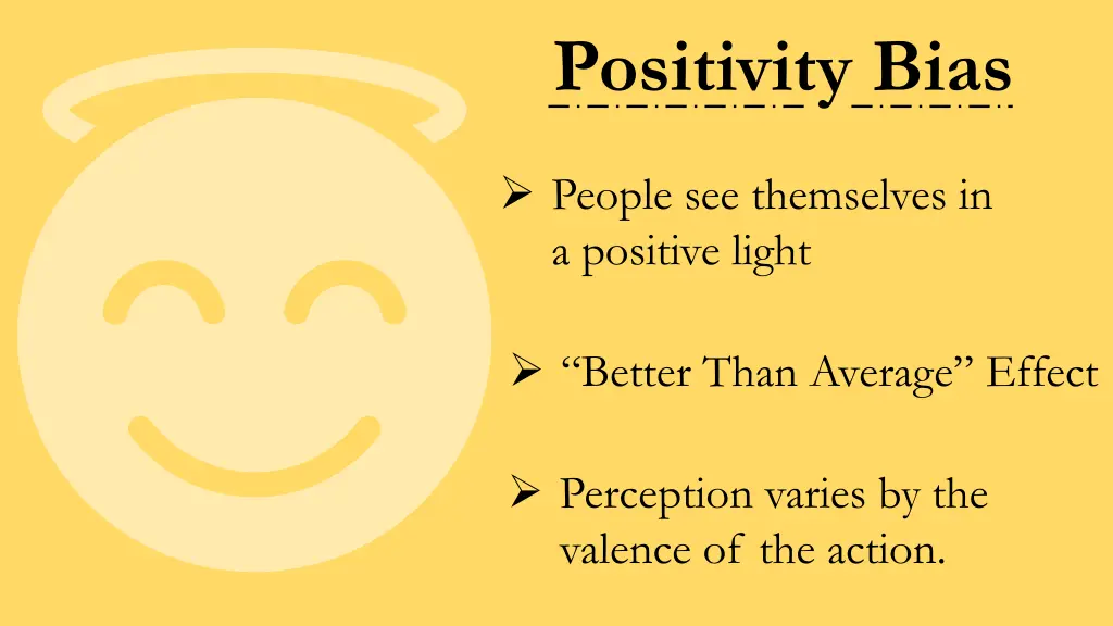 positivity bias