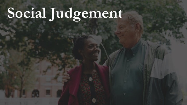 social judgement