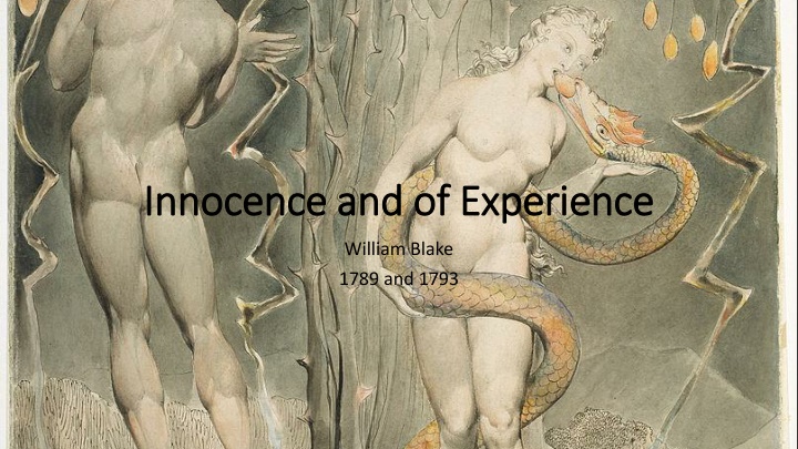 innocence innocence and of experience