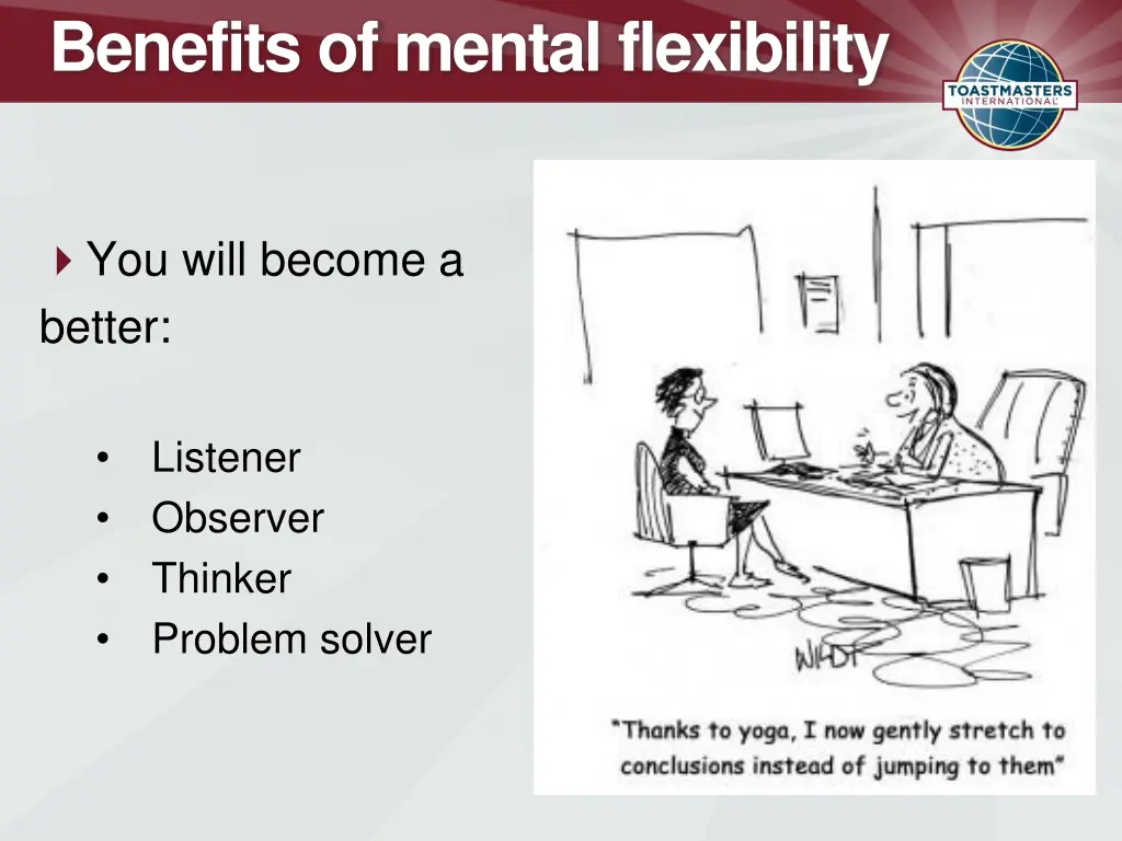benefits of mental flexibility