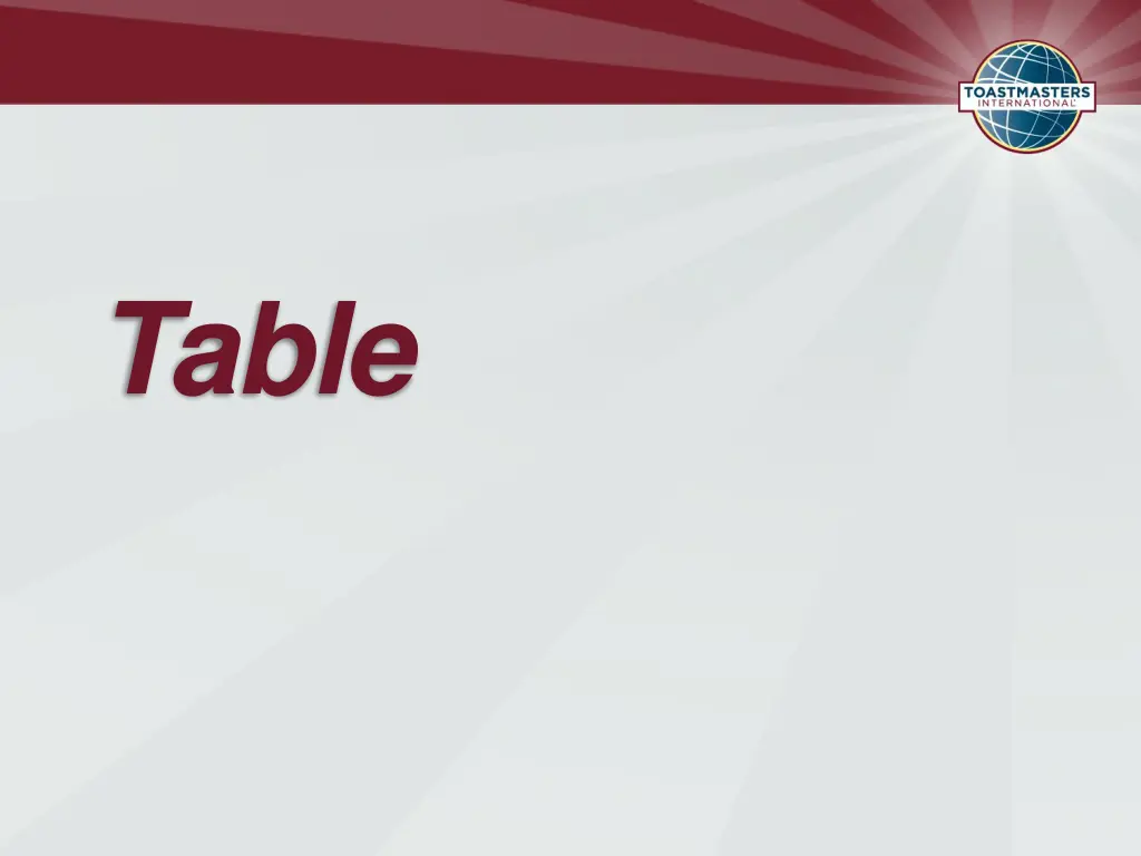 table