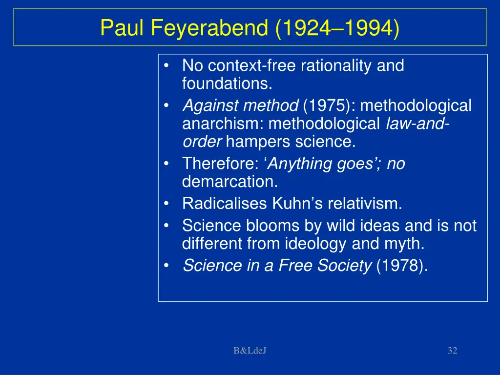 paul feyerabend 1924 1994