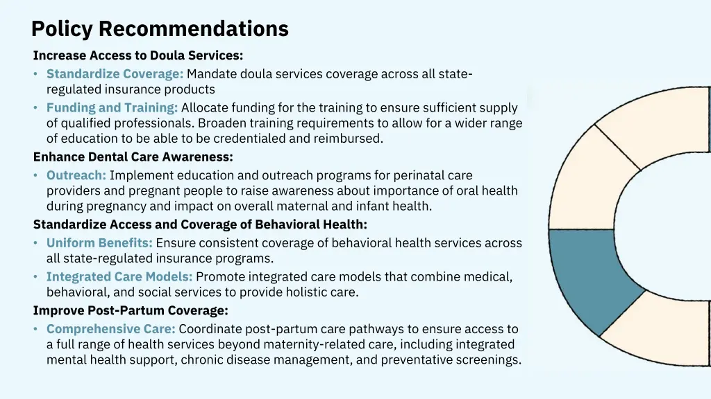policy recommendations increase access to doula