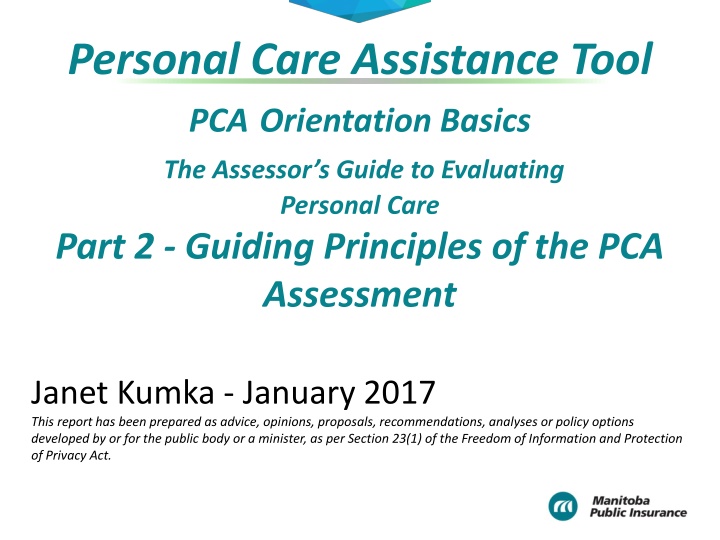 personal care assistance tool