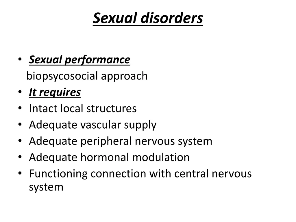 sexual disorders 1