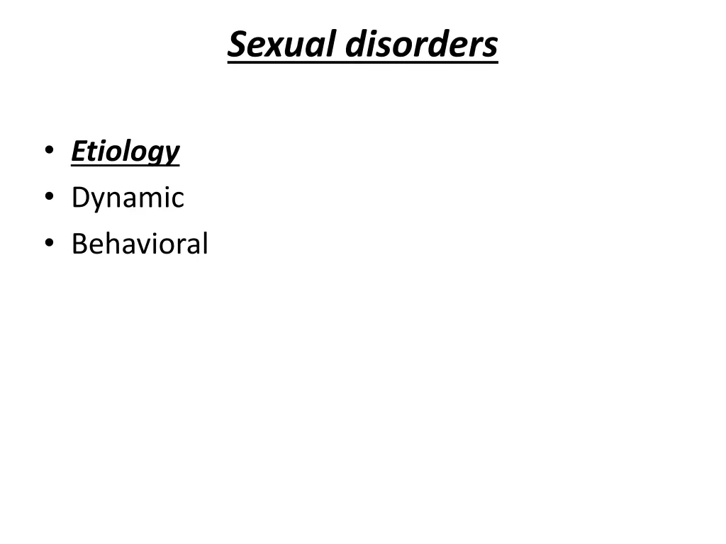 sexual disorders 4