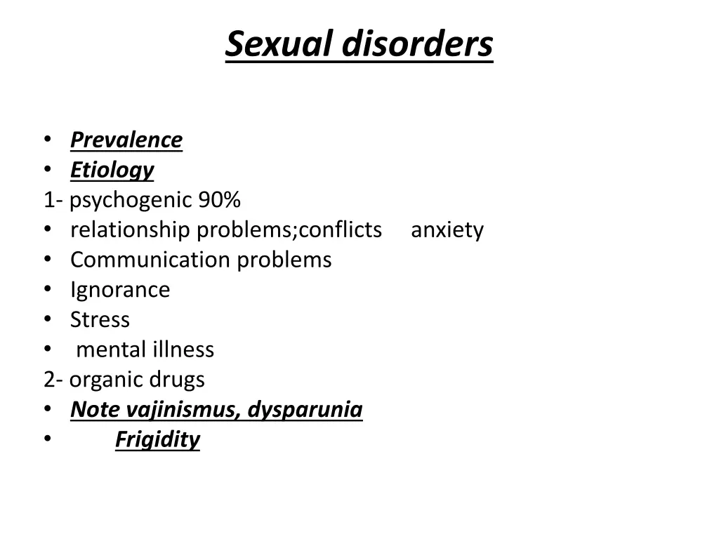 sexual disorders 6
