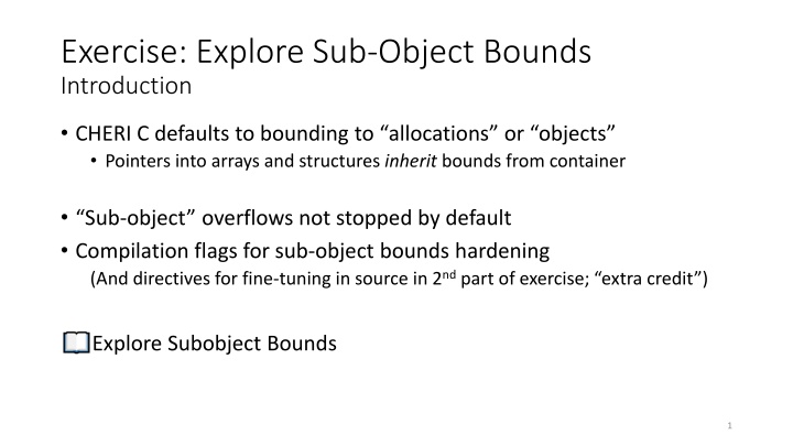 exercise explore sub object bounds introduction