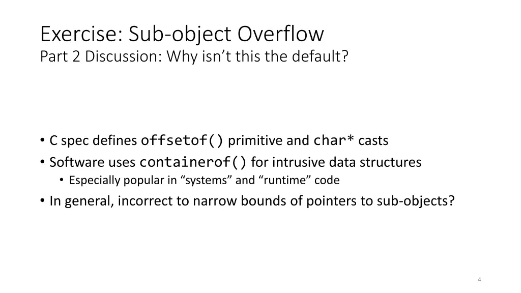 exercise sub object overflow part 2 discussion