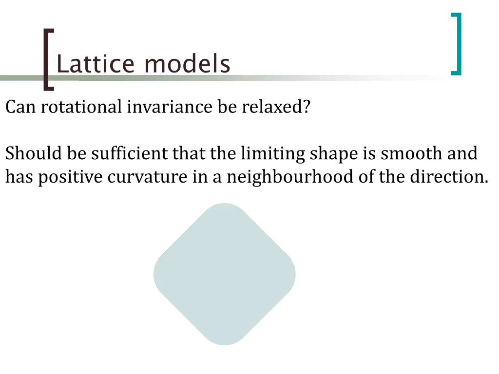 lattice models