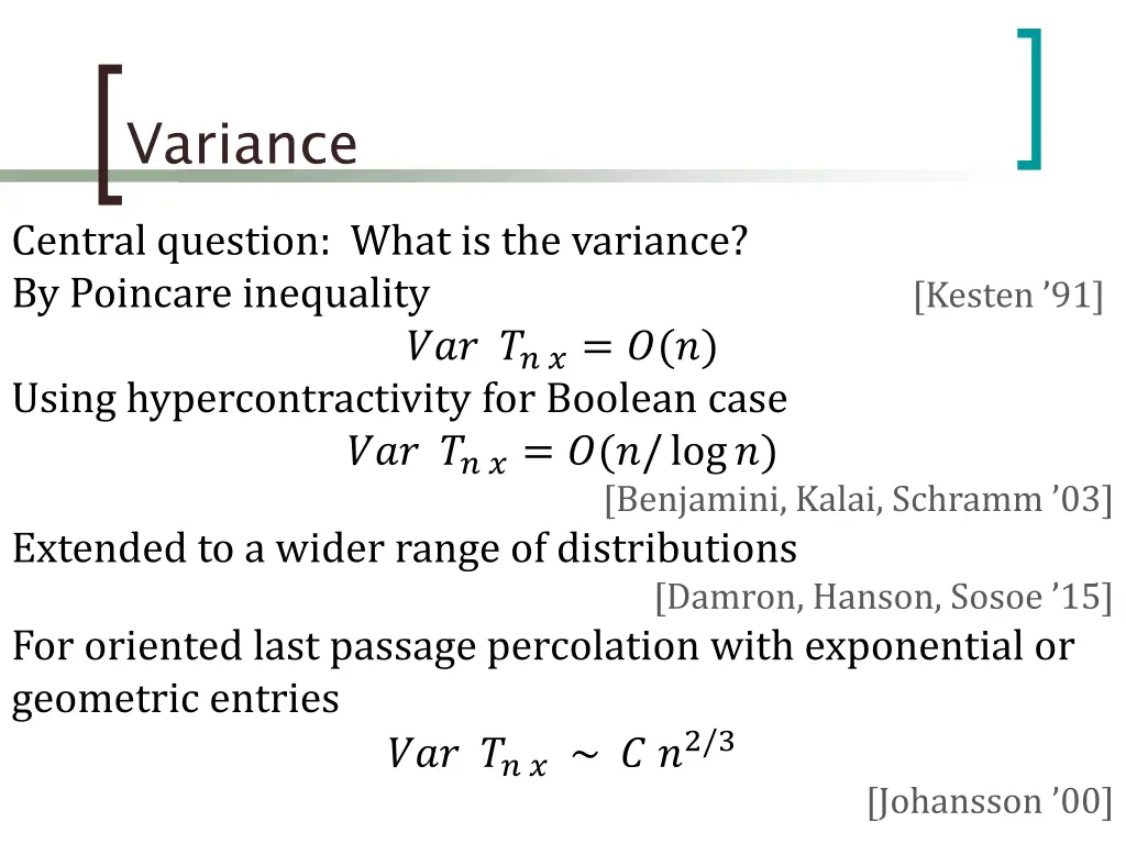variance