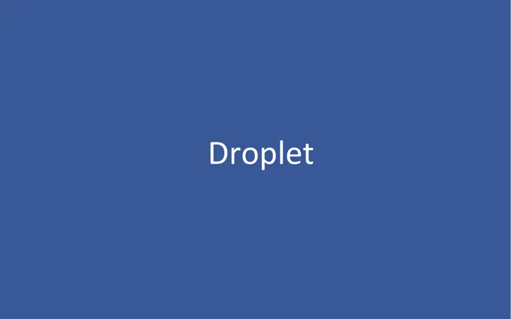 droplet
