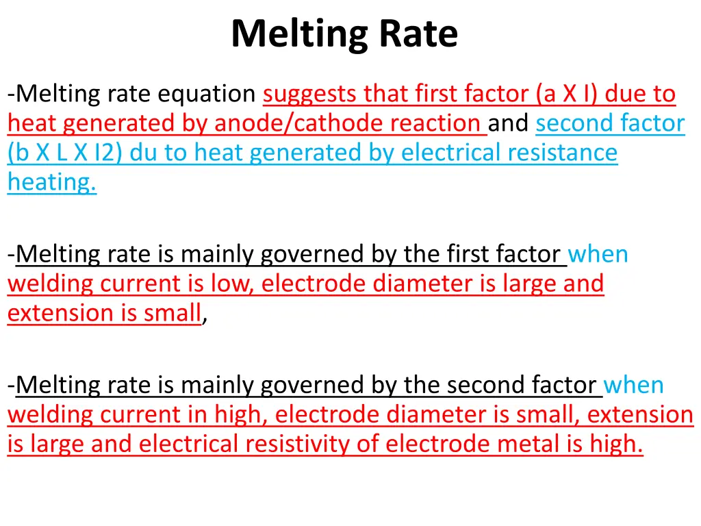 melting rate 2