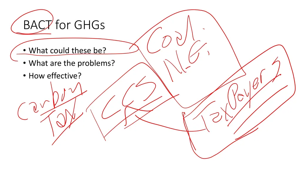 bact for ghgs
