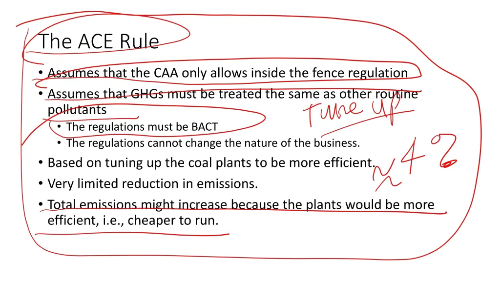 the ace rule