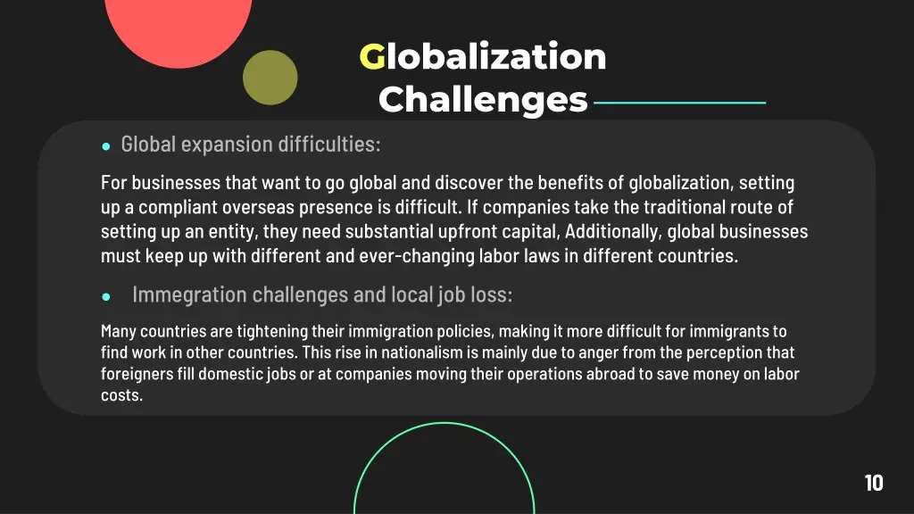 globalization challenges 4