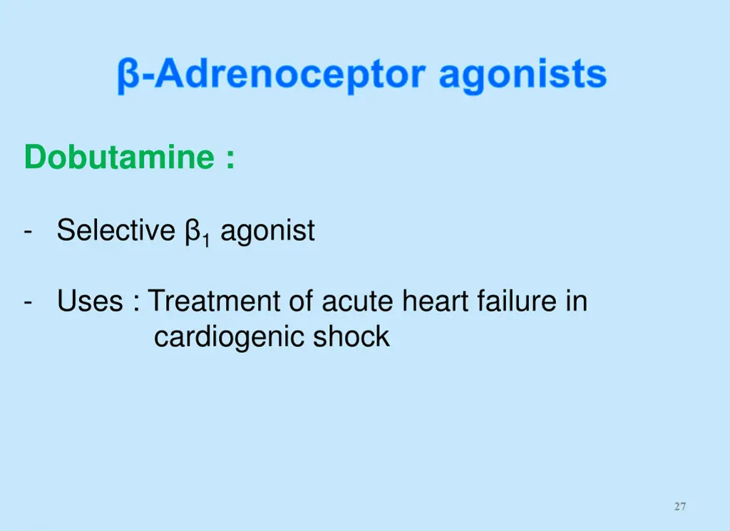 adrenoceptor agonists