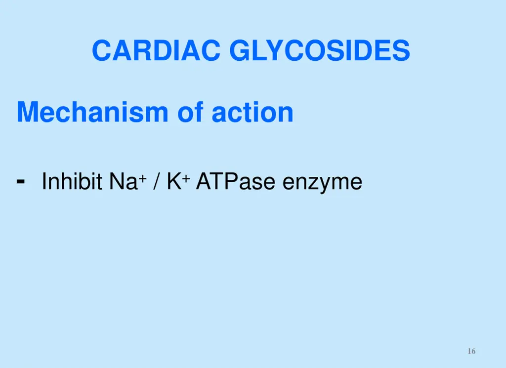 cardiac glycosides 1