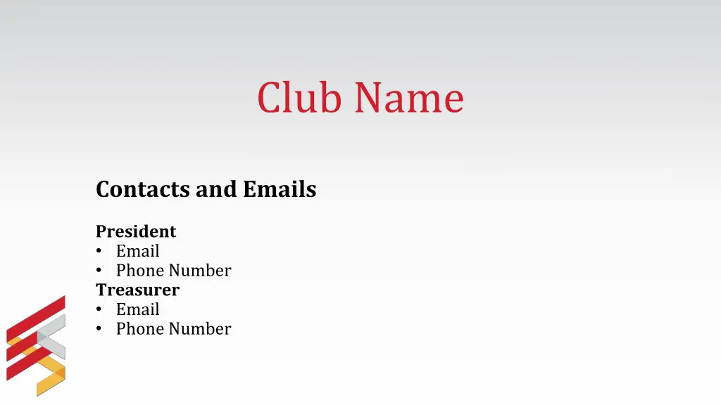 club name