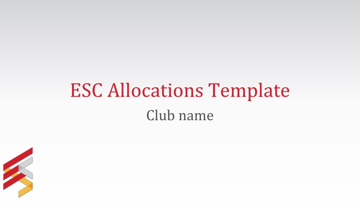 esc allocations template club name