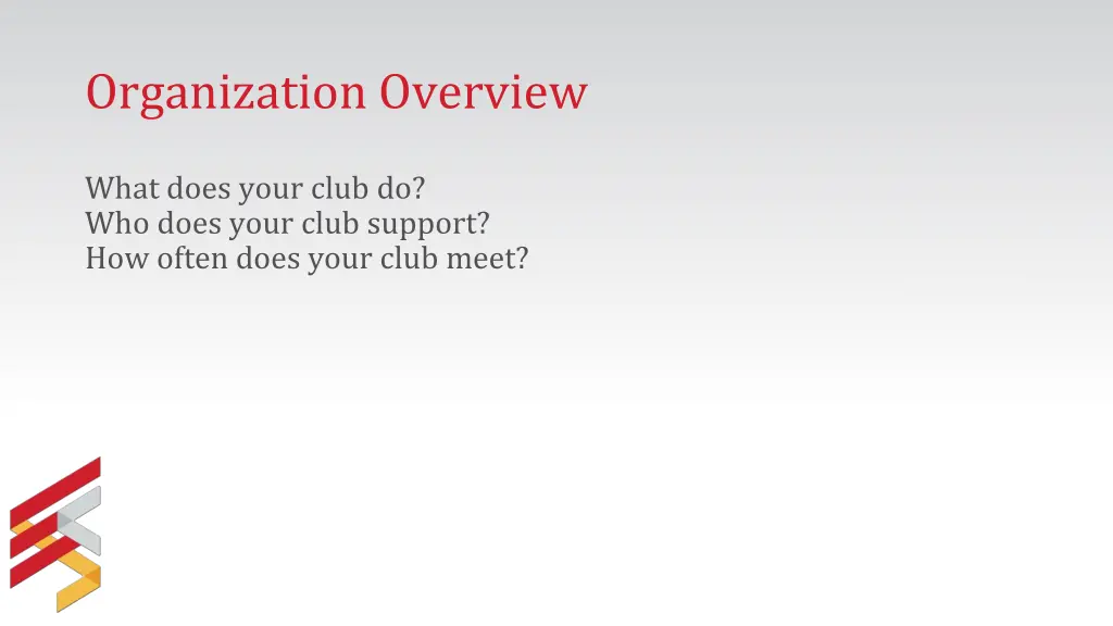 organization overview