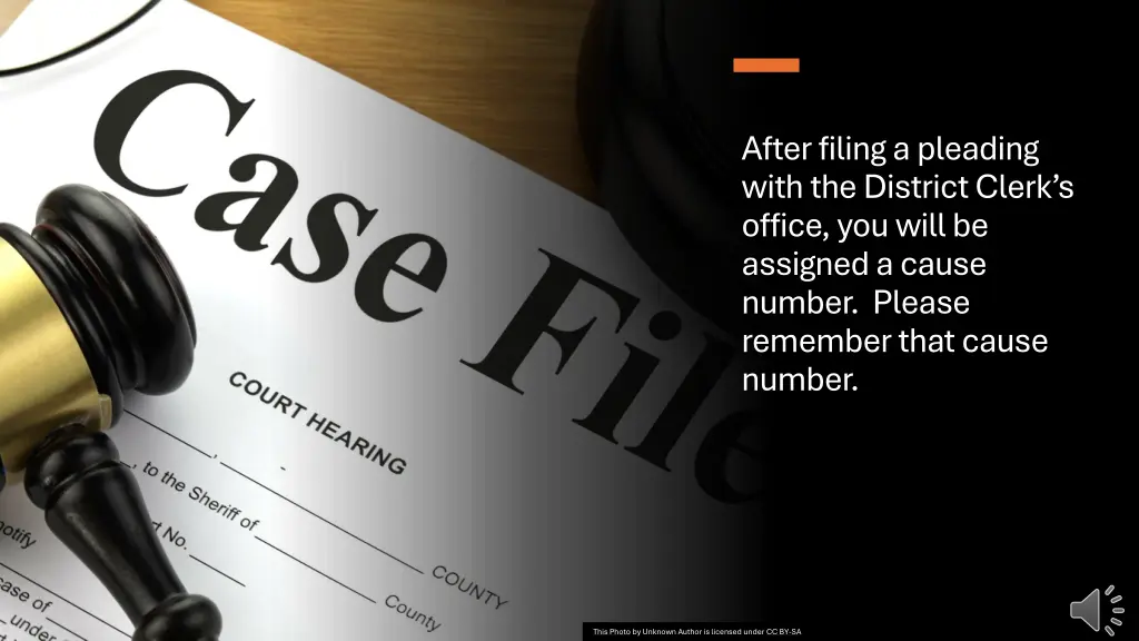 after filing a pleading with the district clerk