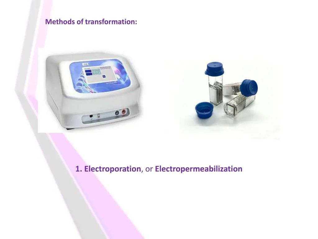methods of transformation