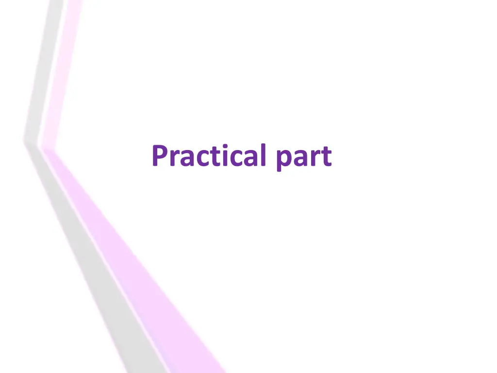 practical part