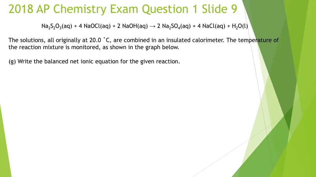 2018 ap chemistry exam question 1 slide 9