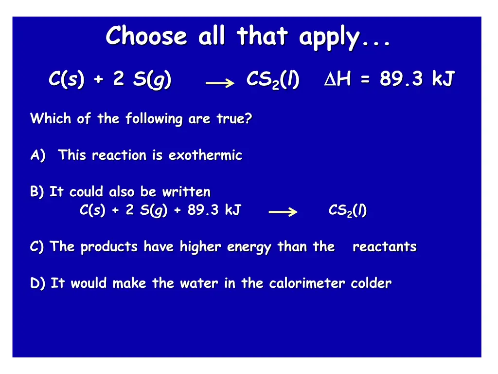 choose all that apply