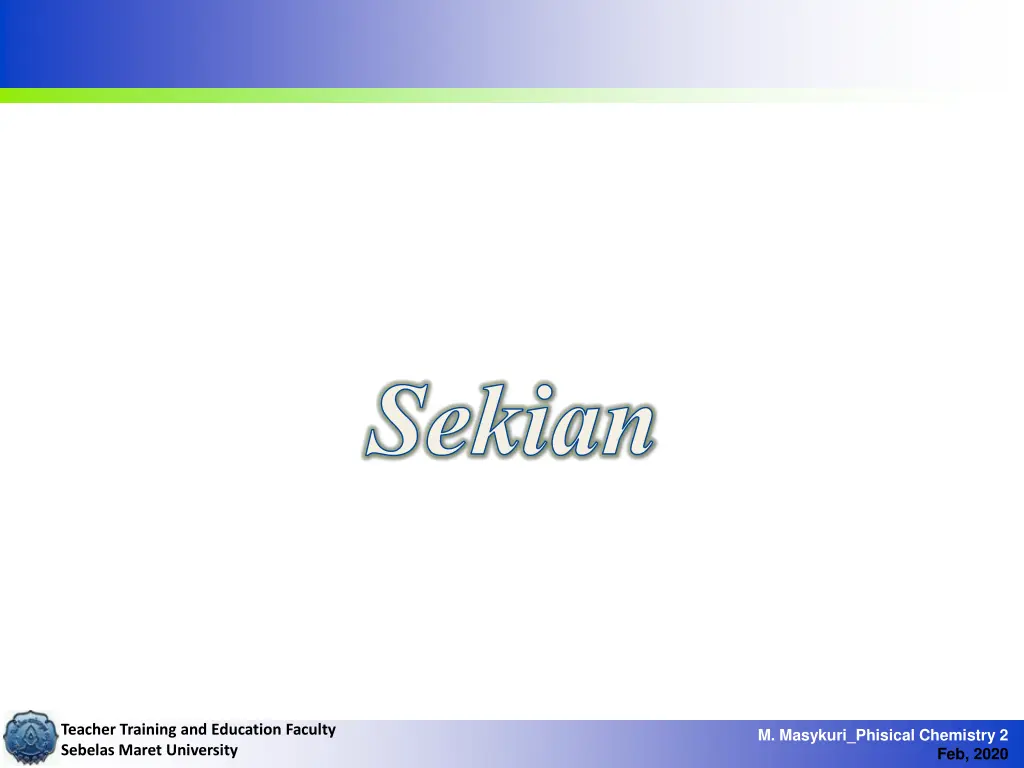 sekian