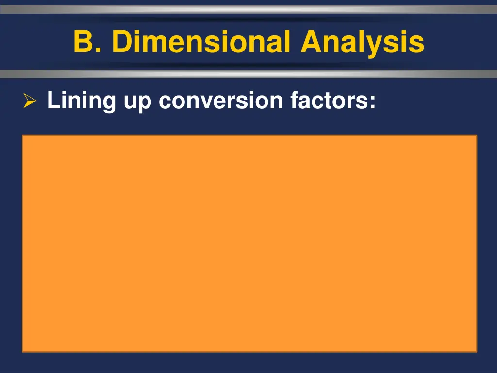 b dimensional analysis 2