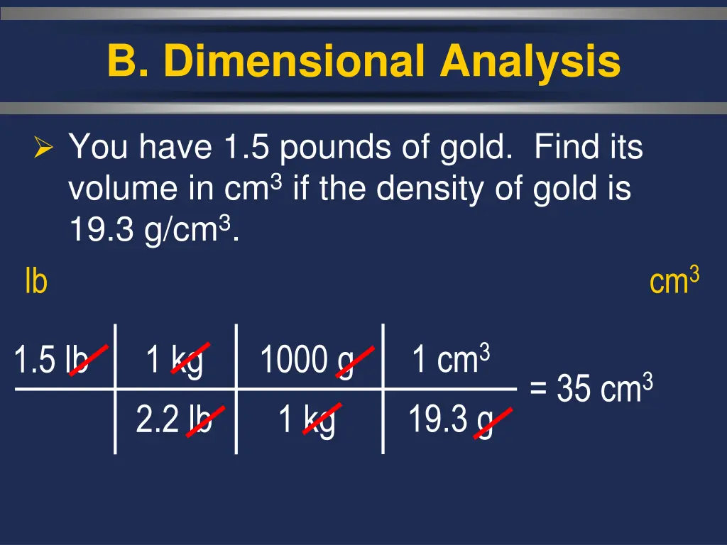 b dimensional analysis 4