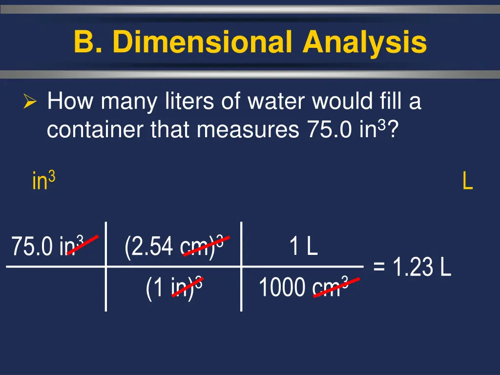 b dimensional analysis 5