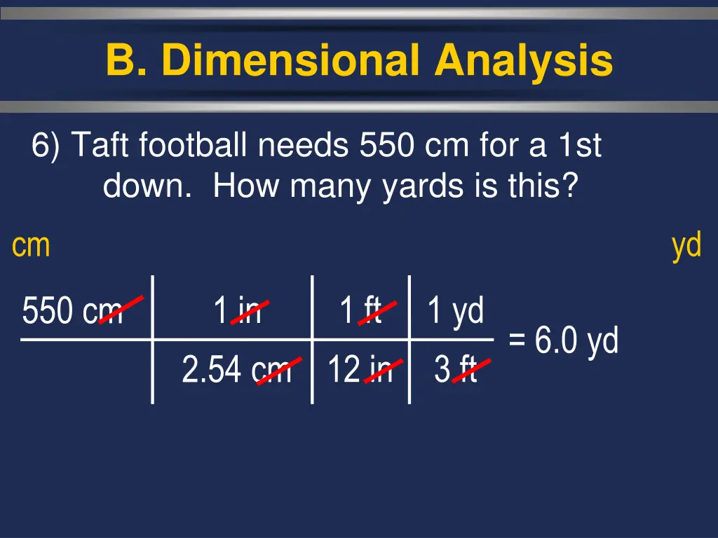 b dimensional analysis 7