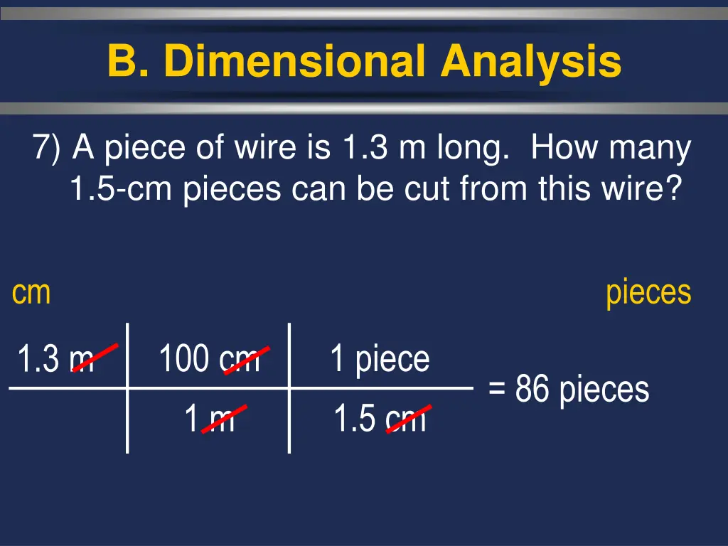 b dimensional analysis 8