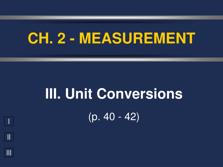 ch 2 measurement