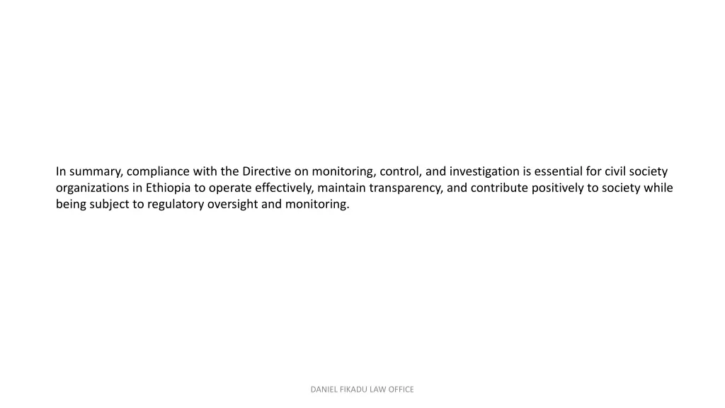 in summary compliance with the directive