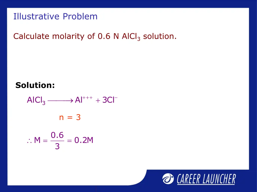 illustrative problem