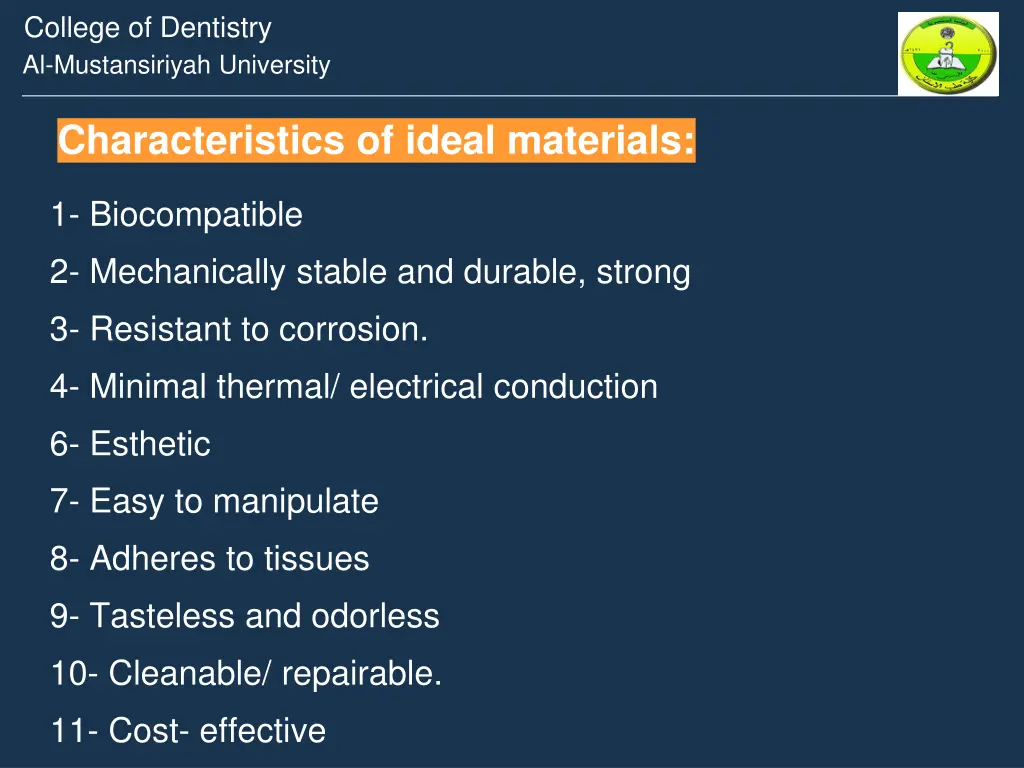 college of dentistry al mustansiriyah university 3